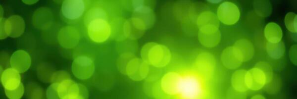 Vibrant green bokeh background creates a soothing atmosphere for relaxation and inspiration in creative spaces photo