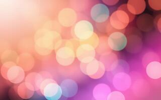 Colorful bokeh background creating a vibrant atmosphere for celebrations and events photo