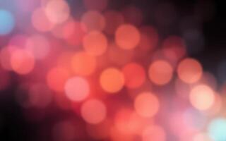 Colorful bokeh lights create a festive atmosphere at night during a celebration with people enjoying sound and dance photo