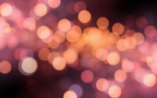 Colorful bokeh lights create a mesmerizing abstract effect during an evening celebration photo