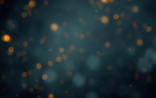 Sparkling bokeh effect creates a magical atmosphere in a dark environment during an evening gathering photo