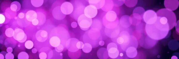 Colorful purple bokeh lights create a dreamy atmosphere for a festive celebration or artistic backdrop photo