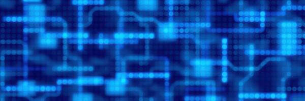 Vibrant blue abstract technology pattern representing digital connections and circuits in a modern design photo