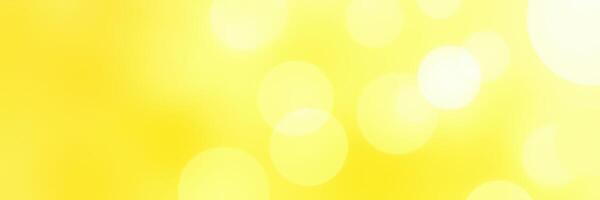 Bright abstract background with soft yellow bokeh lights creating a warm and inviting atmosphere photo