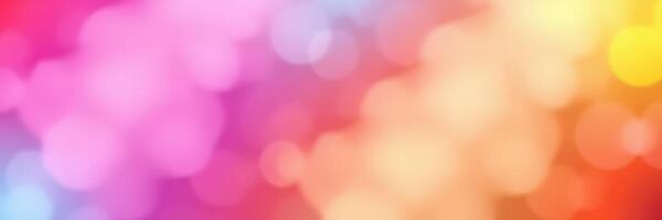 Colorful abstract bokeh background showcasing vibrant hues in shades of pink, orange, and yellow photo