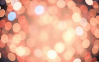 Colorful bokeh lights create a festive ambiance during a nighttime celebration in a vibrant urban setting photo