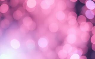 Vibrant pink bokeh lights create a dreamy atmosphere at an evening celebration event in a festive setting photo