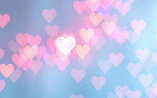 Colorful hearts create a dreamy background for celebrations of love and friendship during special occasions photo