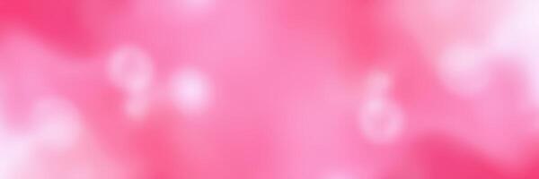 Bright pink abstract background with soft bokeh lights creating a dreamy atmosphere for creative projects photo