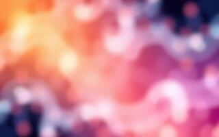 Colorful abstract lights create a dynamic visual effect in a vibrant background during nighttime photo