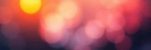 Colorful bokeh lights create a vibrant backdrop for a creative atmosphere during a nighttime event in the city photo