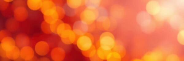 Colorful bokeh lights create a warm atmosphere during a festive celebration at night photo
