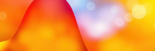 Bright abstract colors blend together in a dynamic composition featuring vibrant orange and red hues with soft blurred backgrounds photo
