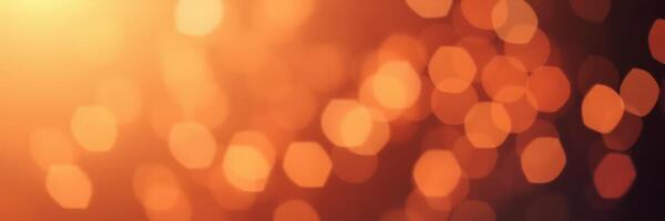Warm golden bokeh created by soft lighting in a cozy indoor setting during evening hours photo