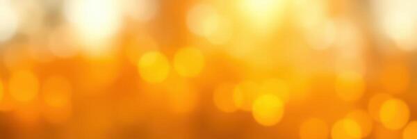 Bright golden bokeh lights create a warm and inviting atmosphere during a festive celebration in the evening photo