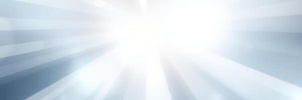 Bright sunlight beams through a clear sky in a serene outdoor setting during midday hours photo