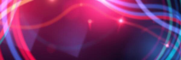 Colorful light abstract with flowing patterns creating a vibrant atmosphere in a night setting photo