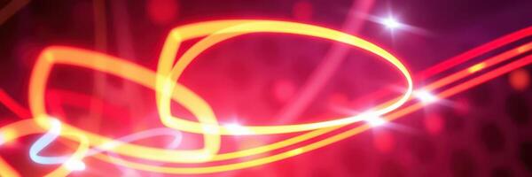 Vibrant light trails create a dynamic abstract display in a colorful digital artwork photo