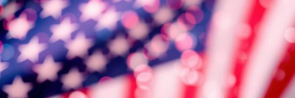 Stars and stripes backdrop creates a festive atmosphere for celebrations of independence photo