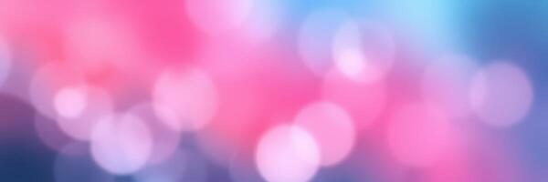 Soft bokeh effects create a dreamy atmosphere with pink and blue colors in a blurred background photo