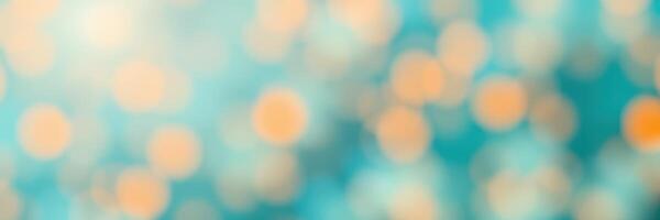 Beautiful bokeh effect created by colorful lights in a soft focus background during an evening event photo