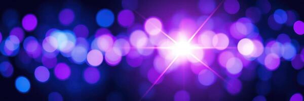 Vibrant light patterns create a colorful backdrop for celebrations and festivities in an enchanting evening atmosphere photo