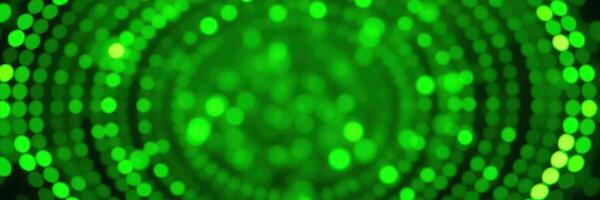 Bright green illuminated abstract background with a soft bokeh effect creating a festive atmosphere for celebrations and events photo