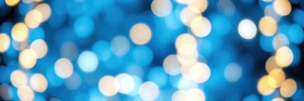 Colorful blurred bokeh lights create a festive atmosphere during a holiday celebration in a vibrant urban setting photo