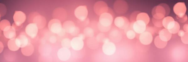 Soft pink bokeh lights create a dreamy atmosphere suitable for various occasions and celebrations photo