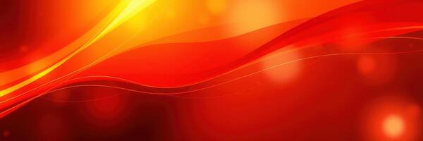 Vibrant abstract background with flowing red and orange waves representing energy and warmth photo