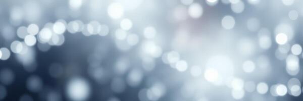 Soft blue and white bokeh lights create an ethereal atmosphere in a blurred background setting photo