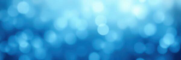 Vibrant blue bokeh background creating a serene and calming atmosphere for artistic projects photo