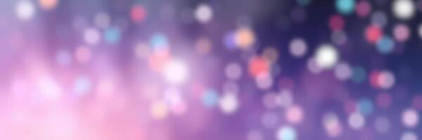 Colorful bokeh lights create a dreamy atmosphere in a soft abstract background photo
