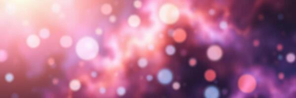 Colorful cosmic background with vibrant stars and nebulae creating a dreamy atmosphere in deep space photo