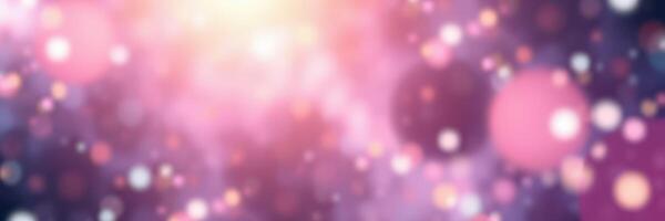 Beautiful cosmic bokeh effect with soft glowing orbs and colorful hues in an abstract space setting photo