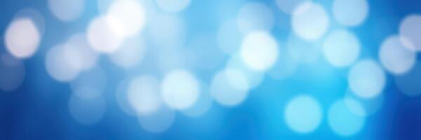 Soft blue bokeh lights create a calming atmosphere in a tranquil setting perfect for relaxation photo