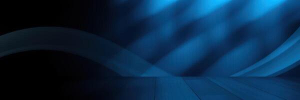 Abstract blue design with geometric shapes and flowing lines creates a soothing atmosphere for modern art enthusiasts photo