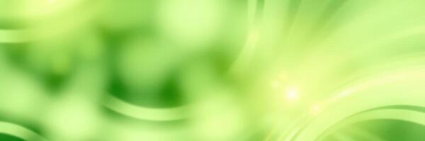 Abstract green background with blurred lights creating a vibrant atmosphere for design and creativity photo