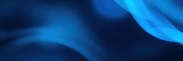 Abstract blue waves flow gracefully in a mesmerizing pattern during a calm evening photo