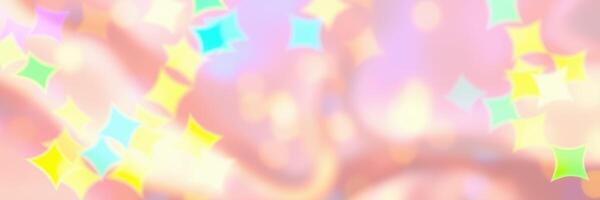 Colorful sparkles create a dreamy background filled with vibrant pastel hues and whimsical light reflections for creative inspiration photo