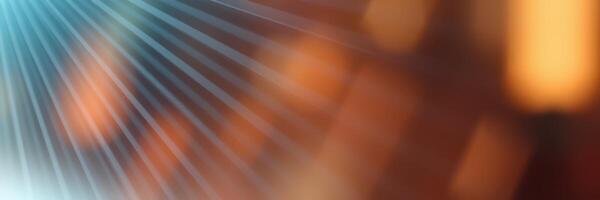Light rays and bokeh effects create a luminous abstract backdrop during evening gathering photo