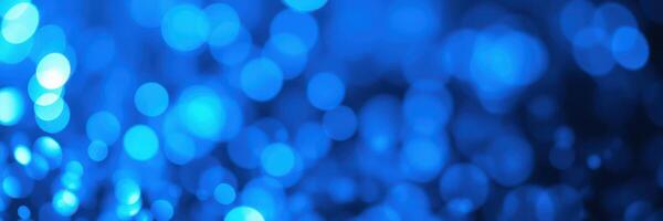 Bubbles of vibrant blue light create a mesmerizing effect, enhancing the ambiance of the setting photo