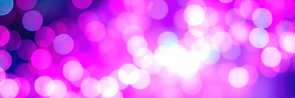 Colorful bokeh lights create a vibrant atmosphere at a festive evening celebration in a lively urban setting photo