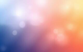 Colorful abstract background with soft gradients and bokeh effects in warm and cool tones photo