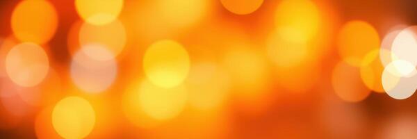 Vibrant bokeh lights create a warm atmosphere during a festive evening celebration in a bustling city photo