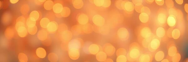 Bright golden bokeh lights create a warm and inviting atmosphere during a festive gathering in the evening photo