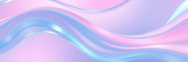 Swirling pastel waves flow smoothly in a dynamic abstract design showcasing soft colors and fluid movement photo