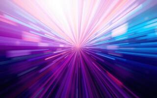 Vibrant burst of colors illustrating light movement through a striking abstract design photo