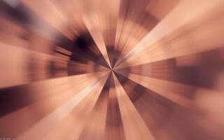 Abstract light rays create a dynamic visual effect in a warm color palette during a digital art creation session photo