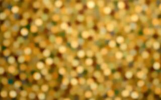 Shimmering gold bokeh creates a festive and elegant atmosphere perfect for celebrations and events photo